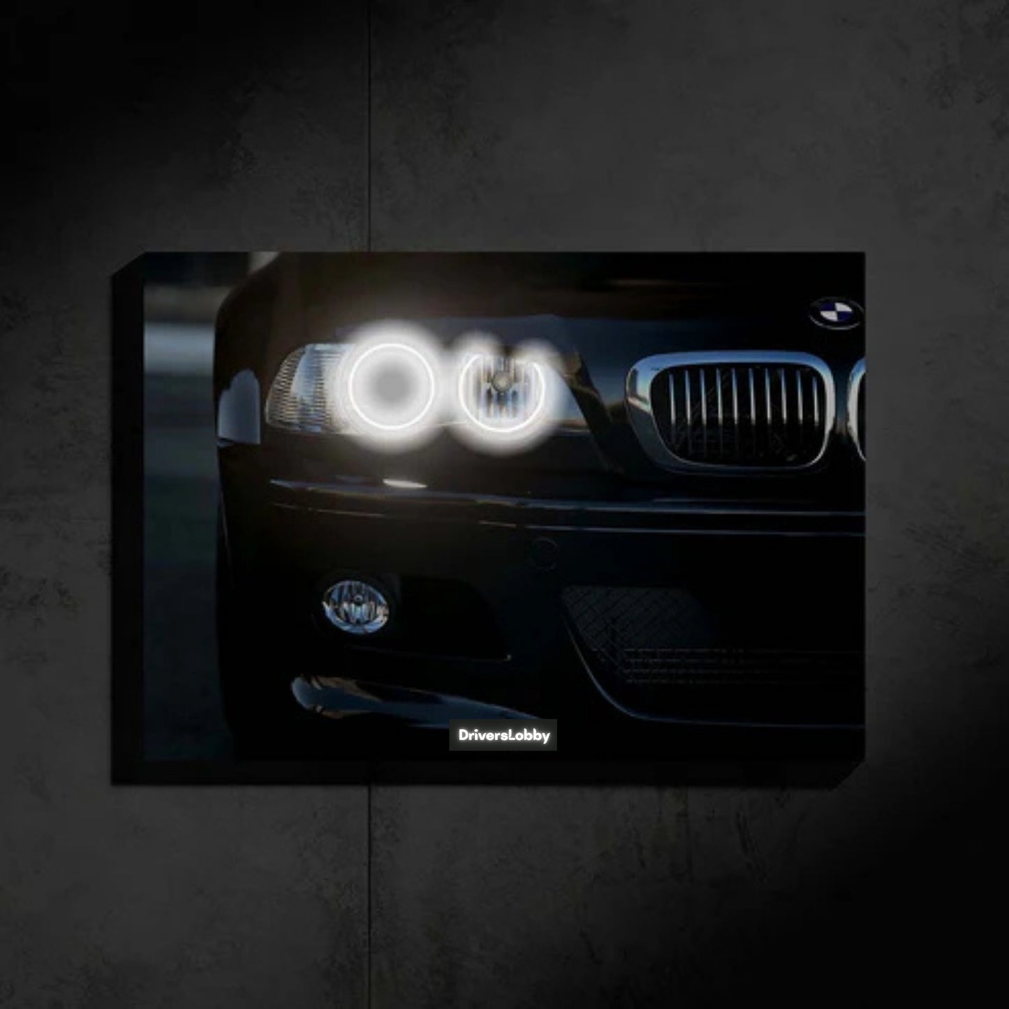 BMW M3 E46 Neon Araba Duvar Tablosu