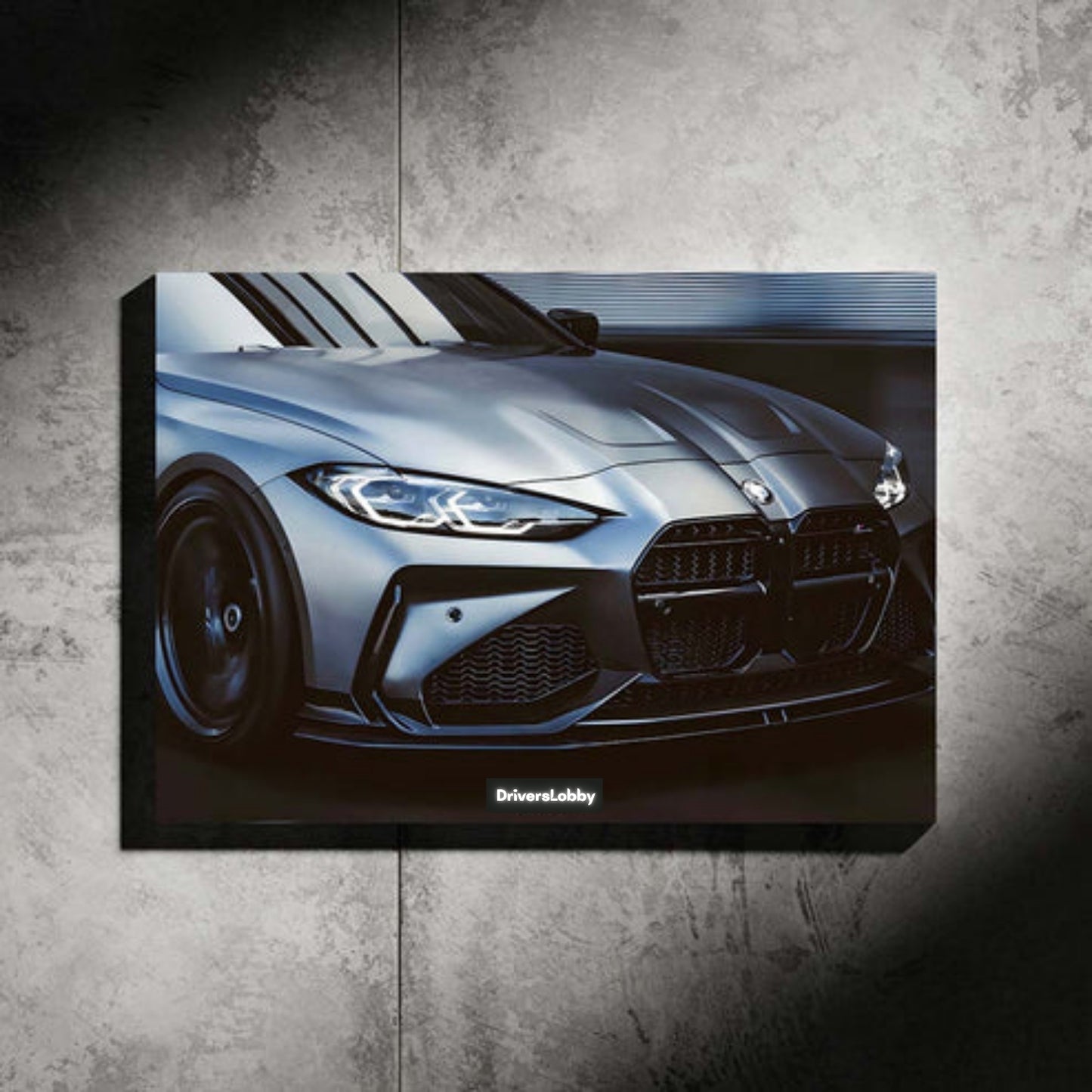 BMW M4 Neon Araba Duvar Tablosu