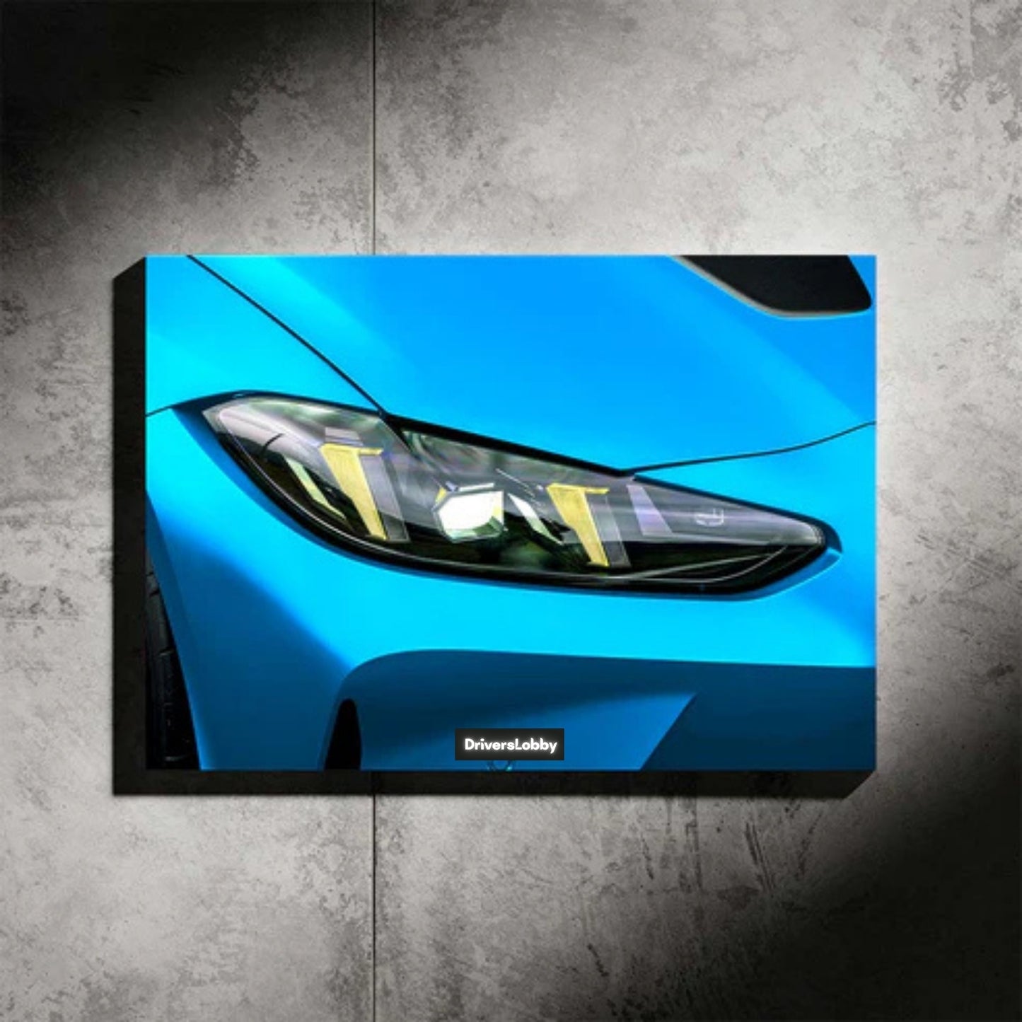 BMW M4 CS Neon Araba Duvar Tablosu
