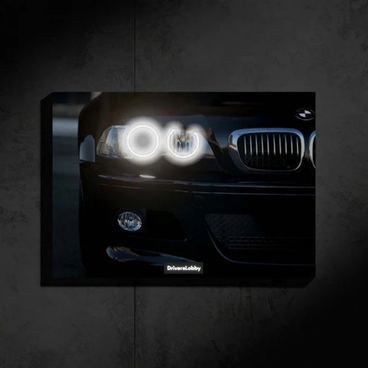 BMW M3 E46 Neon Araba Duvar Tablosu