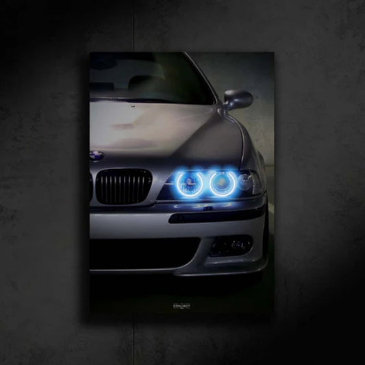 BMW M5 E39 Neon Araba Duvar Tablosu