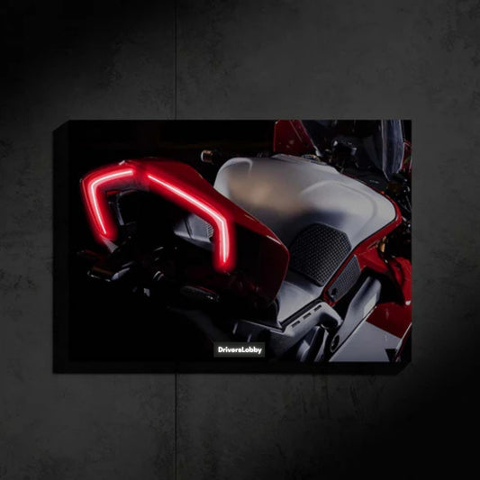 DUCATI PANIGALE Neon Araba Duvar Tablosu