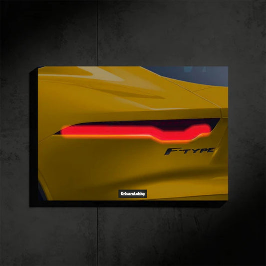 JAGUAR F-TYPE Neon Araba Duvar Tablosu
