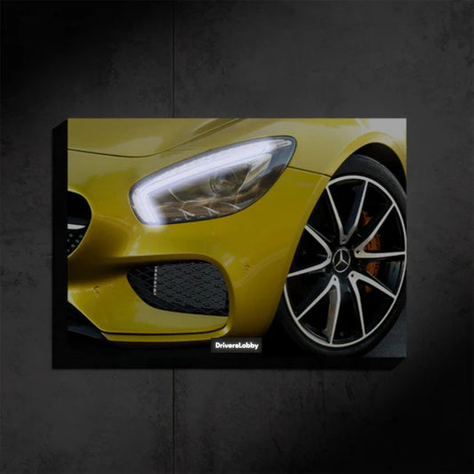 MERCEDES AMG GT20 Neon Araba Duvar Tablosu