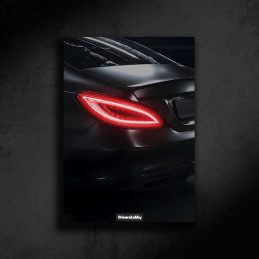 MERCEDES CLS Neon Araba Duvar Tablosu