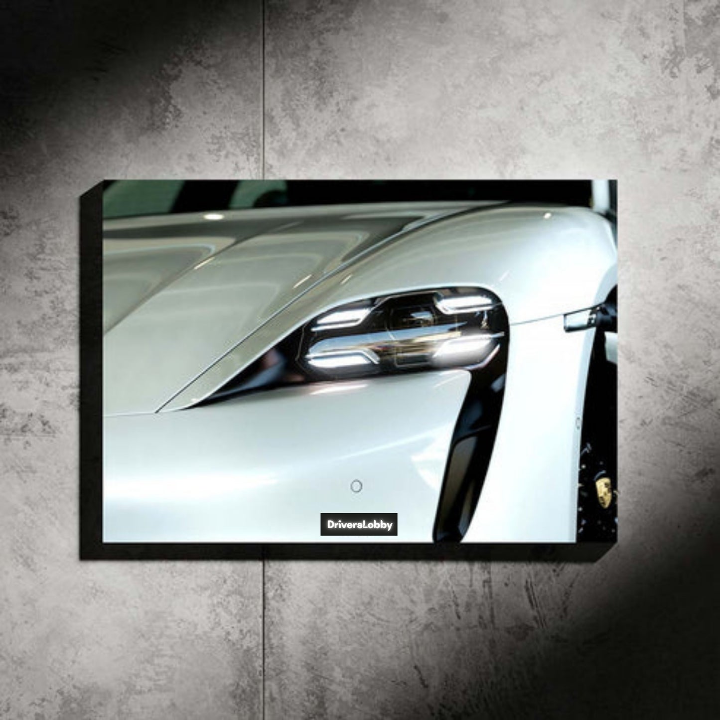 PORSCHE TAYCAN Neon Araba Duvar Tablosu